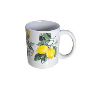 Royal Norfolk Lemon Print Ceramic Coffee Mug